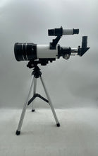 Load image into Gallery viewer, IMeshbean F30070 Black White 70mm Refractor Astronomical Telescope Untested
