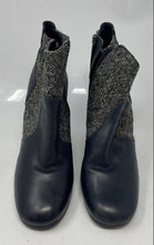 Load image into Gallery viewer, Authentic Tory Burch Womens Cherie Black Side Zip Wedge Ankle Bootie Size 7M
