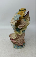 Load image into Gallery viewer, Guardian Angel Holding A Harp Instrument Ceramic Decorative Figurine
