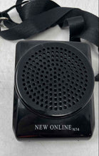 Load image into Gallery viewer, New Online N74 Black Portable Voice Amplifier Microphone Speaker No Tested
