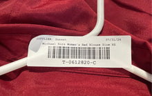 Load image into Gallery viewer, Michael Kors Womens Red Long Sleeve Full-Zip Blouse Top Size XS
