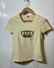 Load image into Gallery viewer, Authentic Escada Sport Womens Ivory Short Sleeve Pullover T-Shirt Size Small
