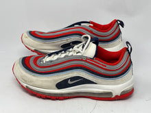 Load image into Gallery viewer, Authentic Nike Mens Air Max 97 Red White Blue Sneaker Shoes Size 11 Damaged
