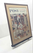 Load image into Gallery viewer, Saturday Evening Post Boston Red Sox Locker Room Norman Rockwell Rookie Print
