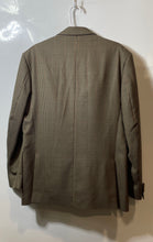 Load image into Gallery viewer, Boggi Mens Brown Houndstooth Single-Breasted Three-Button Blazer Size 56
