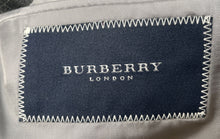 Load image into Gallery viewer, Authentic Burberry London Mens Dark Gray Printed 2-Button Blazer Size EUR 40
