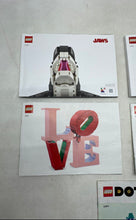 Load image into Gallery viewer, Lot Of 5 Pcs Assorted Lego Mixed Variety Building Toy Instruction Manual Books
