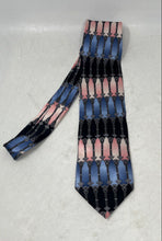 Load image into Gallery viewer, Giorgio Brutini Mens Multicolor Geometric Print Silk Adjustable Pointed Tie
