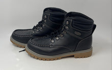 Load image into Gallery viewer, Lugz Mens Meramec Black Leather Round Toe Lace-Up Ankle Work Boots Size 10
