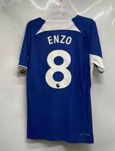 Load image into Gallery viewer, Nike Mens Blue White London Chelsea FC Enzo Fernandez #8 Dri-Fit Jersey Size 2XL

