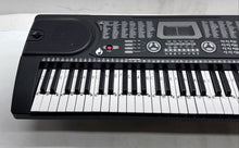 Load image into Gallery viewer, White Black 61 Key Electronic Portable Piano Keyboard Not Tested

