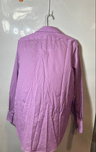Load image into Gallery viewer, Calvin Klein Mens Pink Cotton Long Sleeve Non-Iron Slim Fit Dress Shirt Size 16
