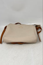 Load image into Gallery viewer, Arezzo Womens Beige Brown Pebbled Leather Zipper Crossbody Handbag
