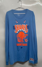 Load image into Gallery viewer, Nike Mens Blue Orange Cotton Sharks Basketball Crew Neck Pullover T-Shirt Sz XXL
