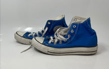 Load image into Gallery viewer, Converse Mens Chuck Taylor All Star High Blue White Sneaker Shoes Size 6
