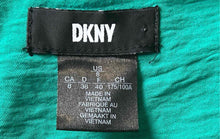 Load image into Gallery viewer, DKNY Womens Green Mélange Flutter Short Sleeve Peplum Hem Mini Dress Size 8
