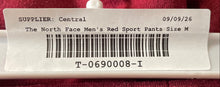 Load image into Gallery viewer, The North Face Mens Red Elastic Waist Tapered Leg Sweatpants Size M
