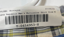 Load image into Gallery viewer, Banana Republic Mens Multicolor Plaid Long Sleeve Grant Fit Button-Up Shirt Sz M
