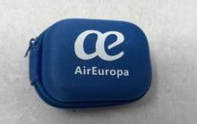 Load image into Gallery viewer, Air Europa Blue Dual 3.5mm Jack Wired Airline Headphones With Case No Tested
