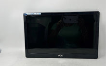 Load image into Gallery viewer, AOC Model 156LM00005 Black 15.6 Inch LCD Monitor Untested No Power Cables
