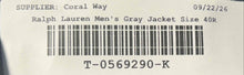 Load image into Gallery viewer, Lauren Ralph Lauren Mens Gray Single-Breasted Two-Button Blazer Jacket Size 40R
