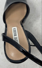 Load image into Gallery viewer, Steve Madden Womens Lourdes Black Peep Toe Block Heel Platform Sandals Size 6M
