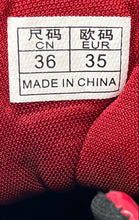 Load image into Gallery viewer, Wetike Boys Multicolor Lace-Up Mid Top Basketball Sneakers Shoes Size EU 35

