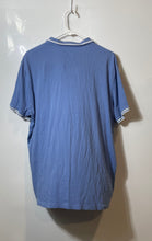 Load image into Gallery viewer, Armani Exchange Mens Blue Short Sleeve Collared Zip Polo Shirt Size XXL
