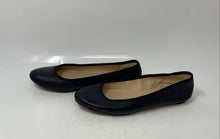 Load image into Gallery viewer, Karl Lagerfeld Paris Womens Black Leather Round Toe Slip-On Ballet Flats No Size
