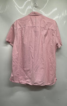 Load image into Gallery viewer, American Eagle Mens Pink Short Sleeve Collared Button-Up Shirt Size Large
