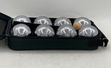 Load image into Gallery viewer, Set Of 8 Pcs MGM French Sport Boules Silver Bocce Balls Game With Case
