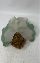 Load image into Gallery viewer, Brown Curly Hair Green Eyes Collector Play Doll In Green Dress And Angel Wings
