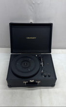 Load image into Gallery viewer, Crosley CR249 Black Portable Home Audio Keepsake Record Player Untested
