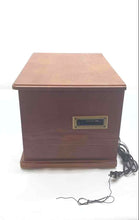 Load image into Gallery viewer, Innovative Technology ITVS-750 Recordable CD Player Wooden Turntable Not Tested
