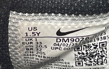 Load image into Gallery viewer, Nike Kids Omni DM9026-001 Black Round Toe Lace-Up Sneaker Shoes Size 1.5Y
