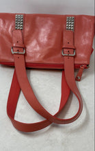 Load image into Gallery viewer, Franco Sarto Womens Pink Leather Double Handle Inner Pockets Shoulder Purse
