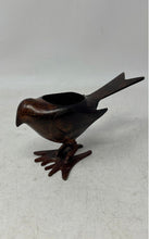 Load image into Gallery viewer, Copper Brown Color Metal Cast Iron Decorative Bird Tea Light Candle Holder
