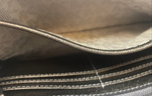 Load image into Gallery viewer, Michael Kors Womens Brown Saffiano Leather Adjustable Strap Crossbody Handbag
