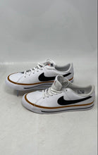 Load image into Gallery viewer, Nike Unisex Kids Court Legacy DA5380-102 White Black Lace-Up Sneaker Shoes Sz 6Y
