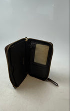 Load image into Gallery viewer, Michael Kors Womens Brown Signature Print Card Holder Zipper Wristlet Wallet
