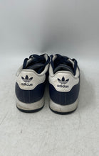 Load image into Gallery viewer, Adidas Boys Samoa G21252 Blue White Leather Lace-Up Low Top Sneakers Shoes Sz 7
