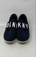 Load image into Gallery viewer, DKNY Womens Navy Blue Low Top Slip-On Platform Sneaker Shoes Size 5.5M
