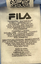 Load image into Gallery viewer, Fila Womens Blue Long Sleeve Zipper Cropped Puffer Jacket Size Large
