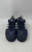 Load image into Gallery viewer, Adidas Boys Samoa G21252 Blue White Leather Lace-Up Low Top Sneakers Shoes Sz 7

