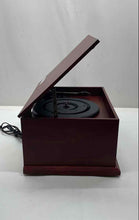 Load image into Gallery viewer, Victrola Model VTA-250B Antique Built-In-Radio CD Player Turntable Not Tested
