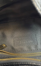 Load image into Gallery viewer, Anna Paola Womens Black Animal Print Leather Inner Pockets Shoulder Purse
