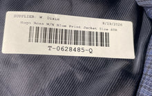 Load image into Gallery viewer, Hugo Boss Mens Blue Plaid Print Long Sleeve Two-Button Blazer Size 40R
