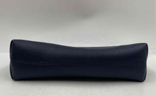 Load image into Gallery viewer, Salvatore Ferragamo Womens Navy Blue Inner Divider Zipper Makeup Cosmetic Bag
