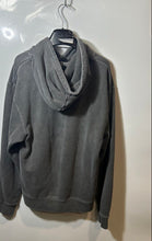 Load image into Gallery viewer, Jordan Mens Gray Flight Heritage Washed Fleece Long Sleeve Pullover Hoodie Sz M
