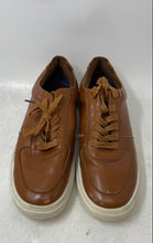 Load image into Gallery viewer, Bruno Marc Mens Brown Leather Lace-Up Round Toe Low Top Sneaker Shoes Size 8.5
